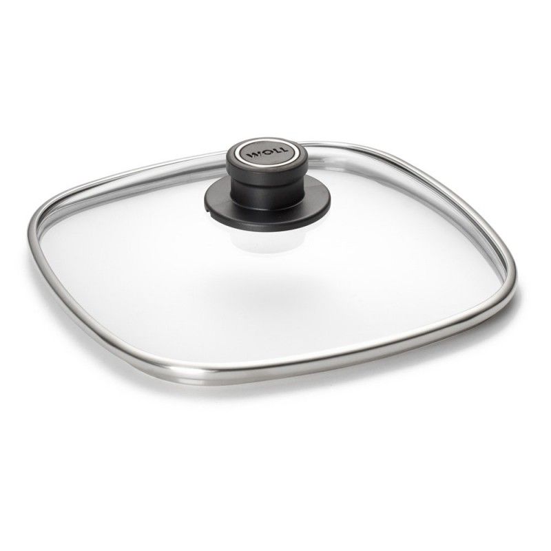 Pokrywa szklana kwadratowa 26 cm