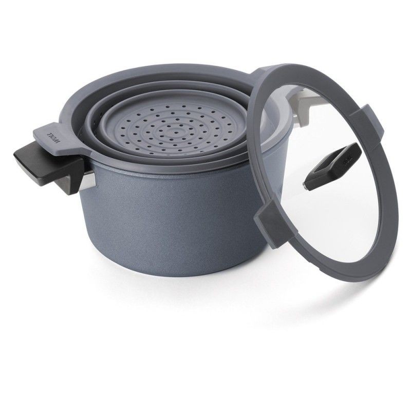 GARNEK WOLL DIAMOND Concpet+ 28 CM Patelnie grillowe WOLL Cookware  - 6 patelnie do smażenia bez tłuszczu