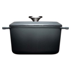 Garnek 24 cm szary Patelnie grillowe  - 2 patelnie do smażenia bez tłuszczu