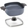 Garnek WOLL Diamond kwadratowy 22 x 22 cm Patelnie grillowe WOLL Cookware  - 1 patelnie do smażenia bez tłuszczu